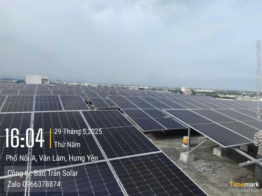 Điện mặt trời tại Văn Lâm - Hưng Yên - 3