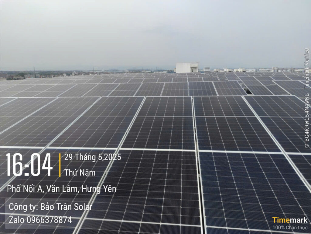 Điện mặt trời tại Văn Lâm - Hưng Yên - 6